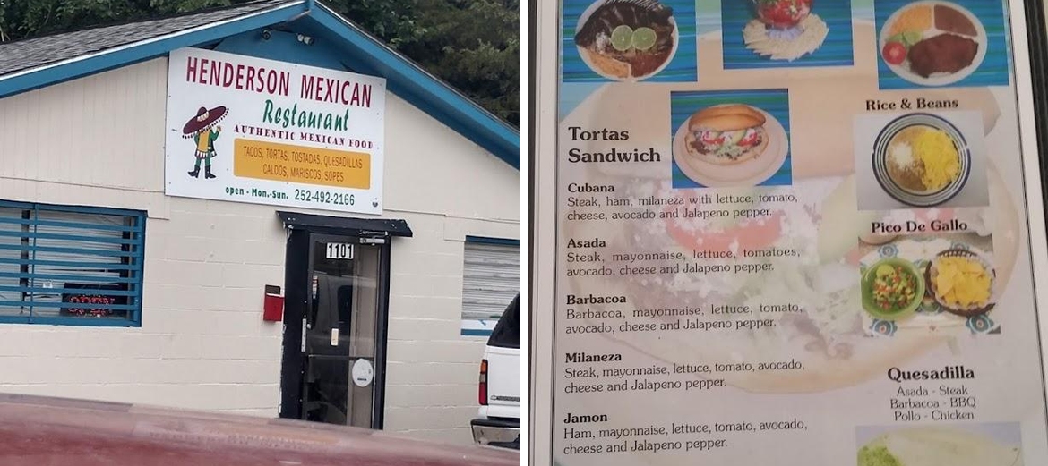 Henderson Mexican Restaurant Menu